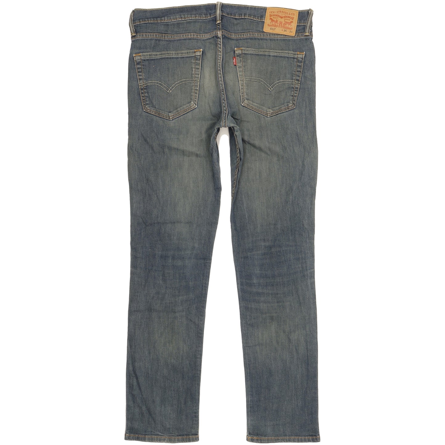 Levi's 511 Men Blue Straight Slim Stretch Jeans W36 L33