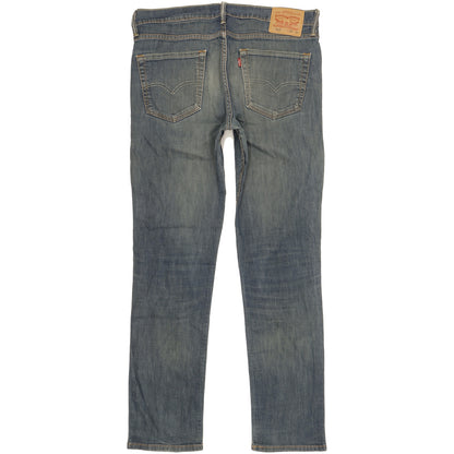 Levi's 511 Men Blue Straight Slim Stretch Jeans W36 L33