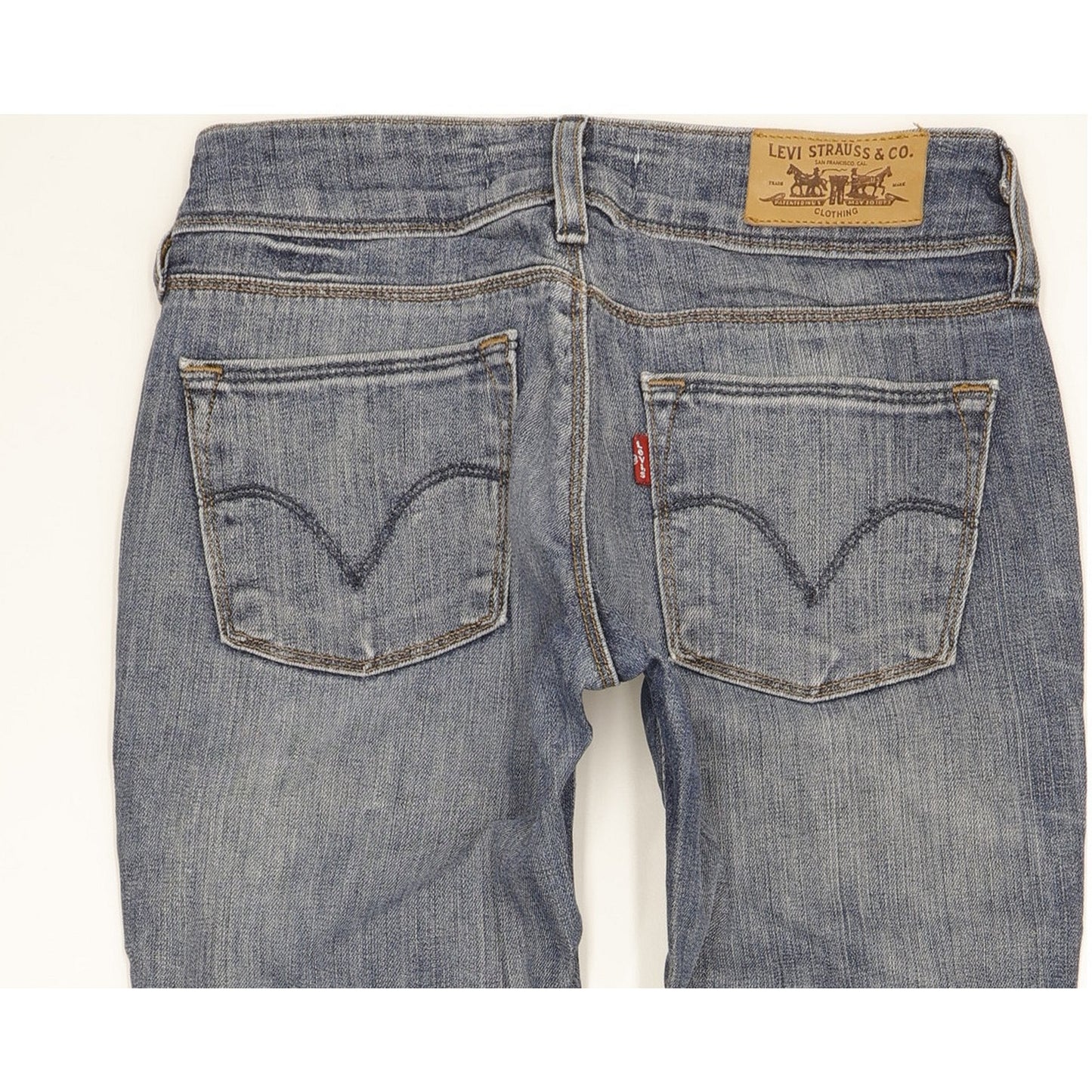 Levi's 571 Women Blue Straight Slim Stretch Jeans W27 L33