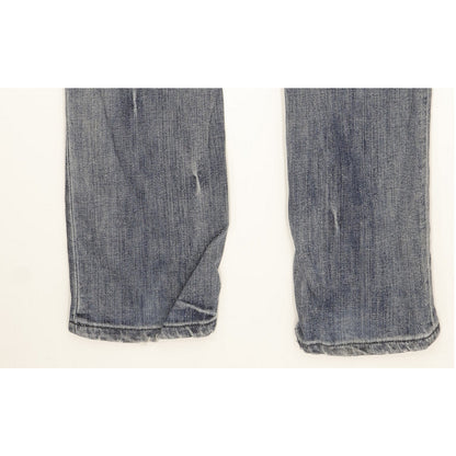 Levi's 571 Women Blue Straight Slim Stretch Jeans W27 L33