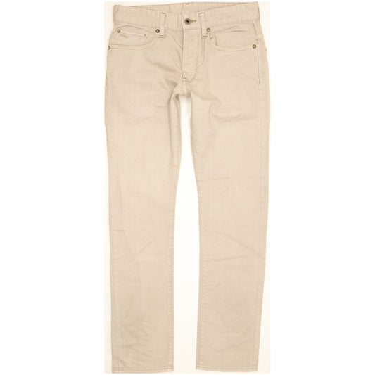G-Star 3301 Men Beige Tapered Slim Jeans W31 L31