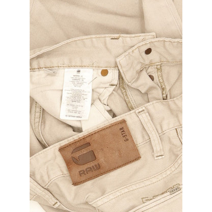 G-Star 3301 Men Beige Tapered Slim Jeans W31 L31