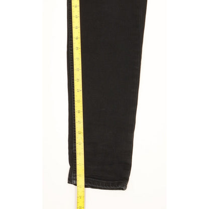 Levi's 512 Men Black Tapered Slim Stretch Jeans W32 L33