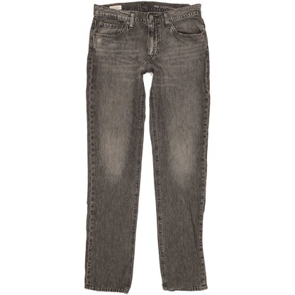 Levi's 511 Men Black Straight Slim Stretch Jeans W32 L34