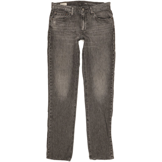 Levi's 511 Men Black Straight Slim Stretch Jeans W32 L34