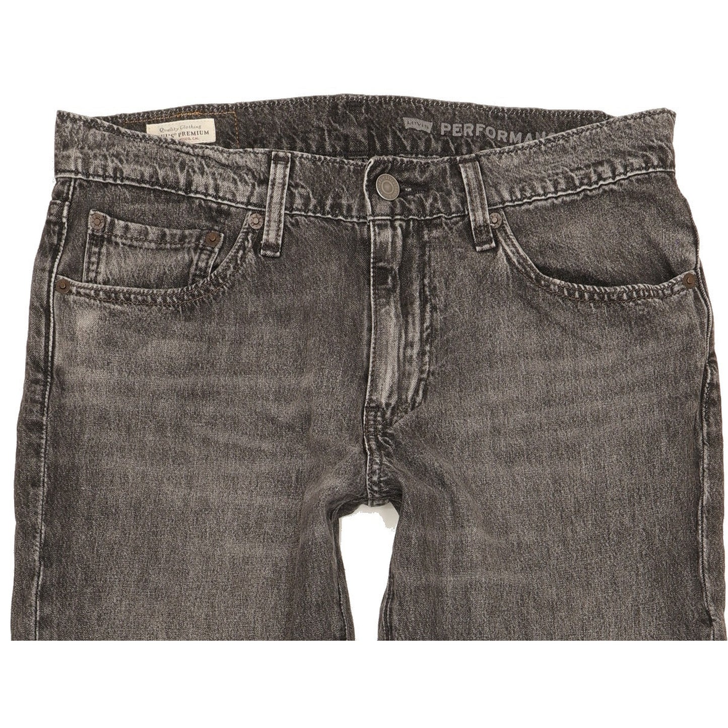 Levi's 511 Men Black Straight Slim Stretch Jeans W32 L34