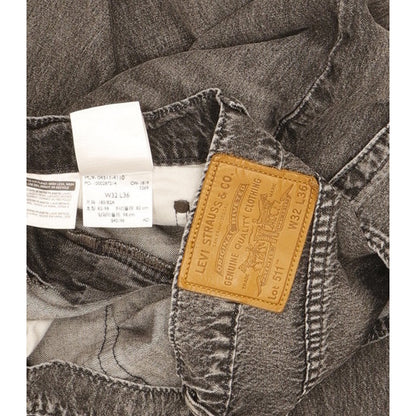 Levi's 511 Men Black Straight Slim Stretch Jeans W32 L34