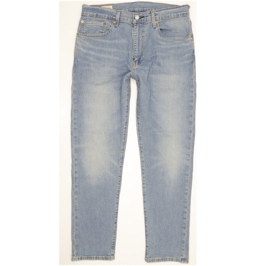 Levi's 512 Men Blue Tapered Slim Stretch Jeans W34 L29
