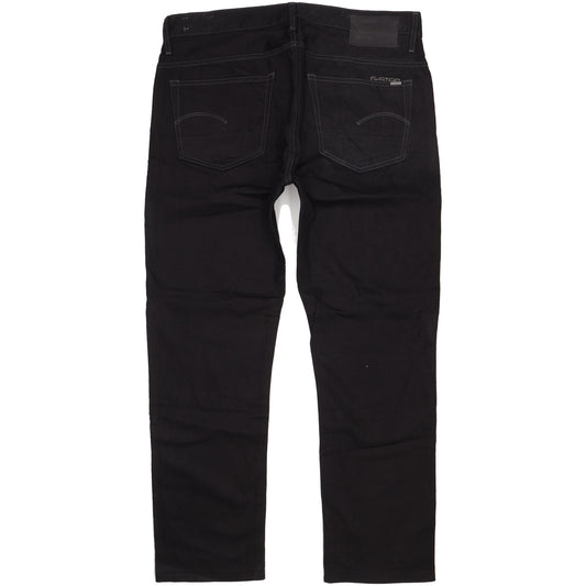 G-Star 3301 Men Black Straight Regular Jeans W40 L31