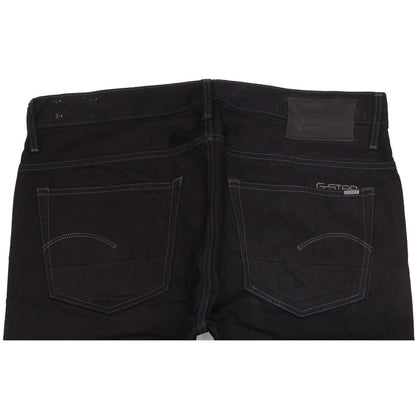 G-Star 3301 Men Black Straight Regular Jeans W40 L31