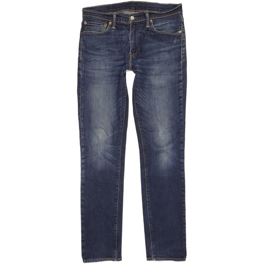 Levi's 511 Men Blue Straight Slim Stretch Jeans W33 L33