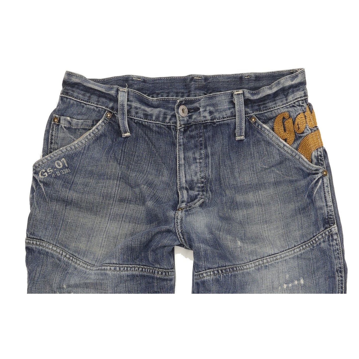G-Star Elwood Carter Men Blue Straight Regular Jeans W30 L32