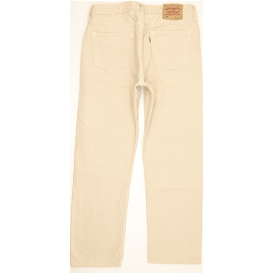 Levi's 501 Men Beige Straight Regular Jeans W36 L30