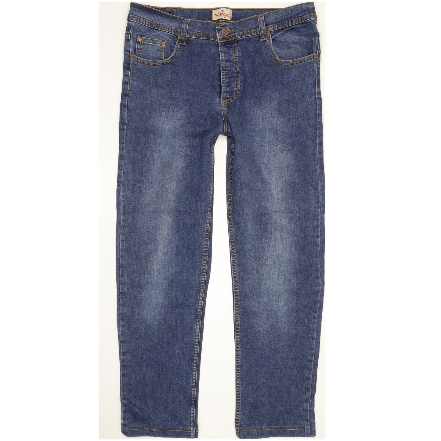 Wrangler Men Blue Straight Regular Jeans W34 L29