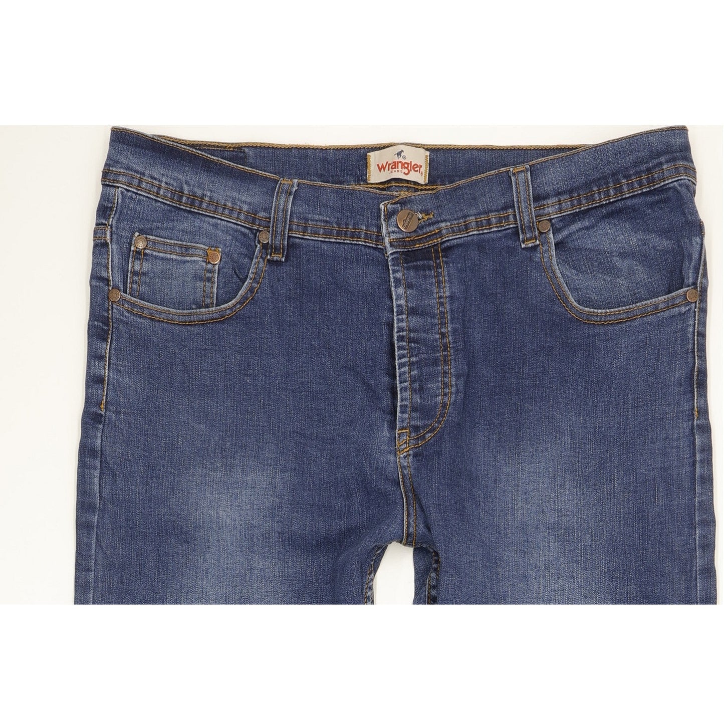 Wrangler Men Blue Straight Regular Jeans W34 L29