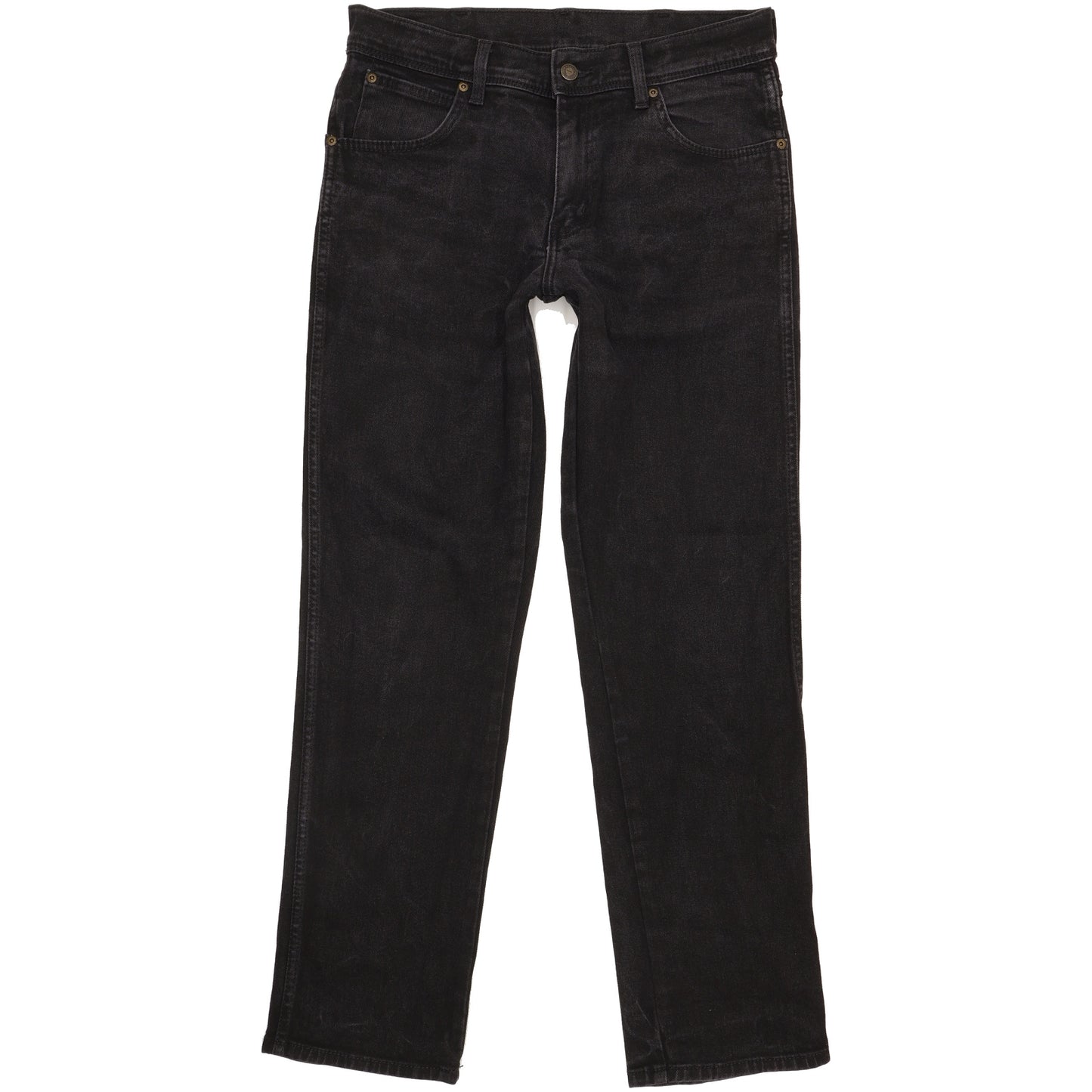 Wrangler Men Black Straight Regular Stretch Jeans W32 L32