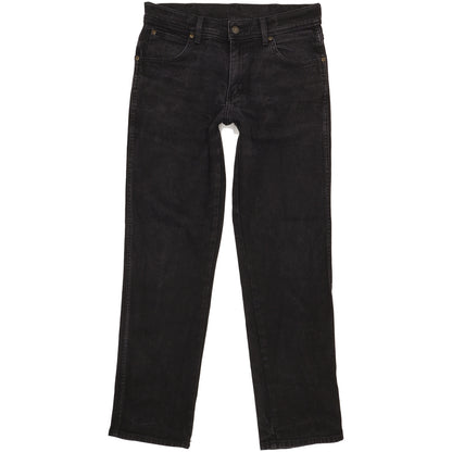 Wrangler Men Black Straight Regular Stretch Jeans W32 L32