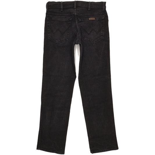 Wrangler Men Black Straight Regular Stretch Jeans W32 L32