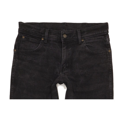 Wrangler Men Black Straight Regular Stretch Jeans W32 L32