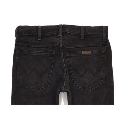 Wrangler Men Black Straight Regular Stretch Jeans W32 L32