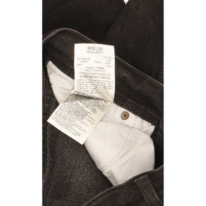 Wrangler Men Black Straight Regular Stretch Jeans W32 L32