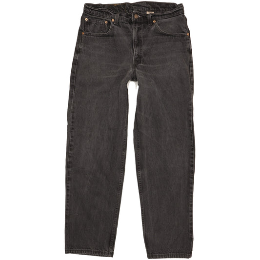 Levi's 550 Made in USA Men Black Straight Relaxed Jeans W33 L29