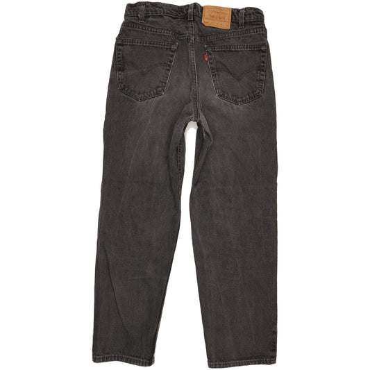 Levi's 550 Made in USA Men Black Straight Relaxed Jeans W33 L29