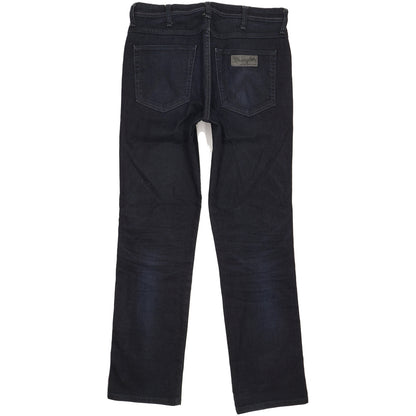 Wrangler Arizona Men Navy Straight Regular Stretch Jeans W33 L32