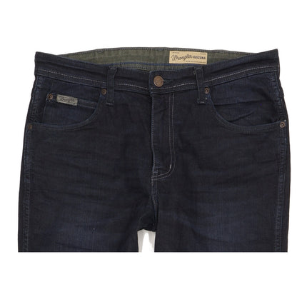Wrangler Arizona Men Navy Straight Regular Stretch Jeans W33 L32