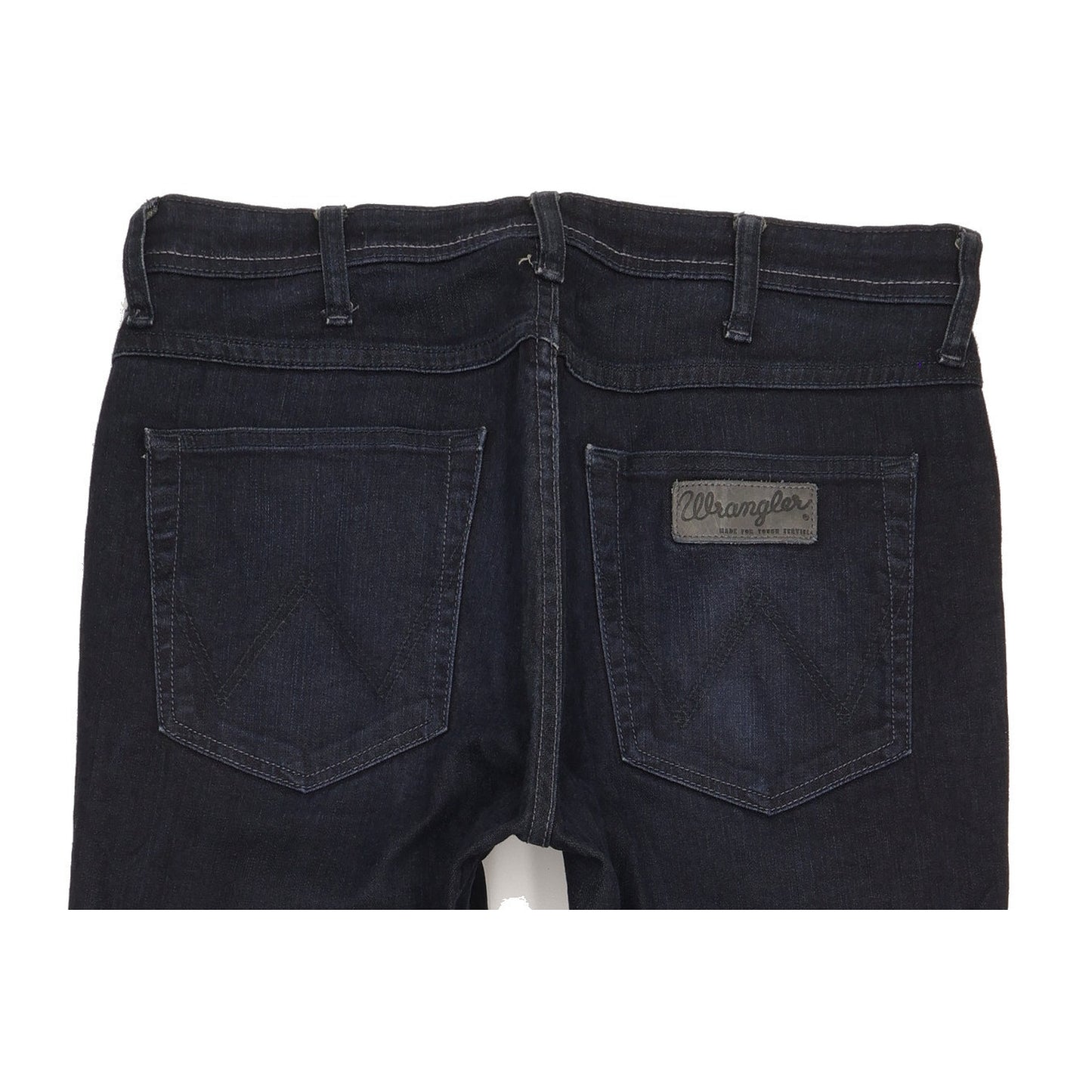 Wrangler Arizona Men Navy Straight Regular Stretch Jeans W33 L32