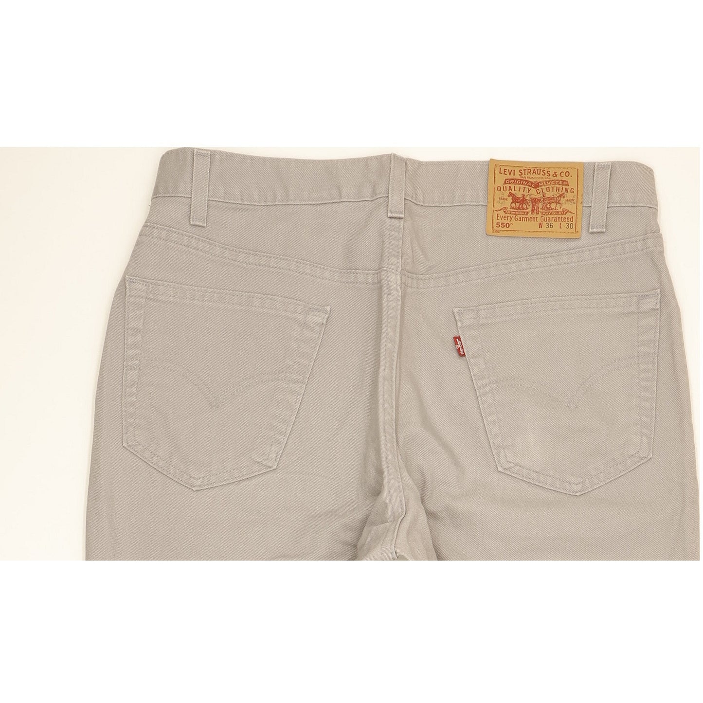 Levi's 550 Made in USA Men Grey Straight Relaxed Jeans W36 L30