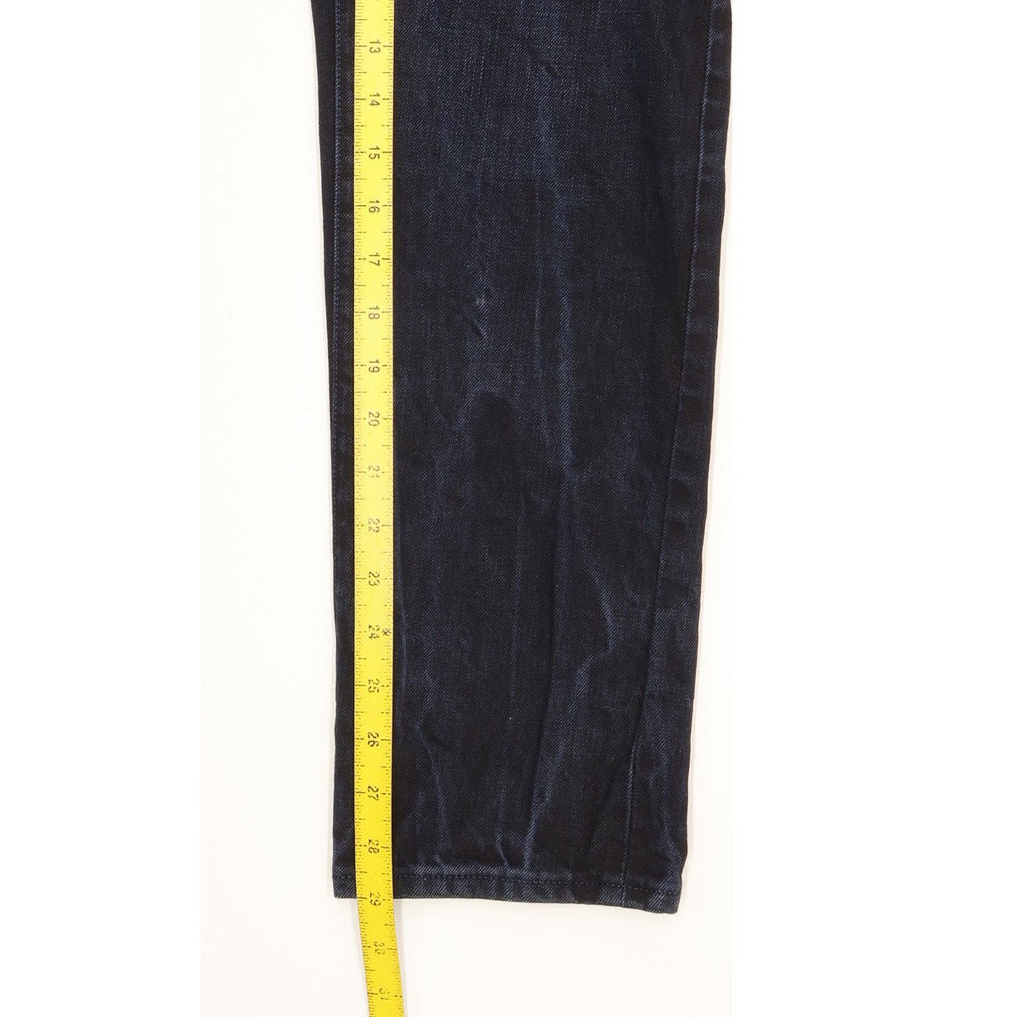 G-Star 3301 Selvedge Men Navy Straight Slim Jeans W32 L29