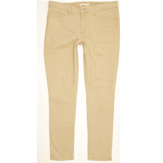 Levi's 311 Shaping Women Beige Skinny Slim Stretch Jeans W32 L31