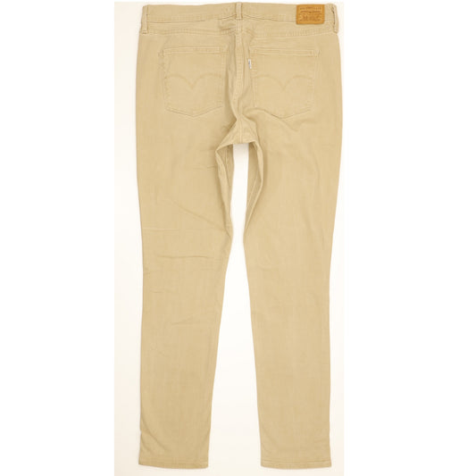 Levi's 311 Shaping Women Beige Skinny Slim Stretch Jeans W32 L31