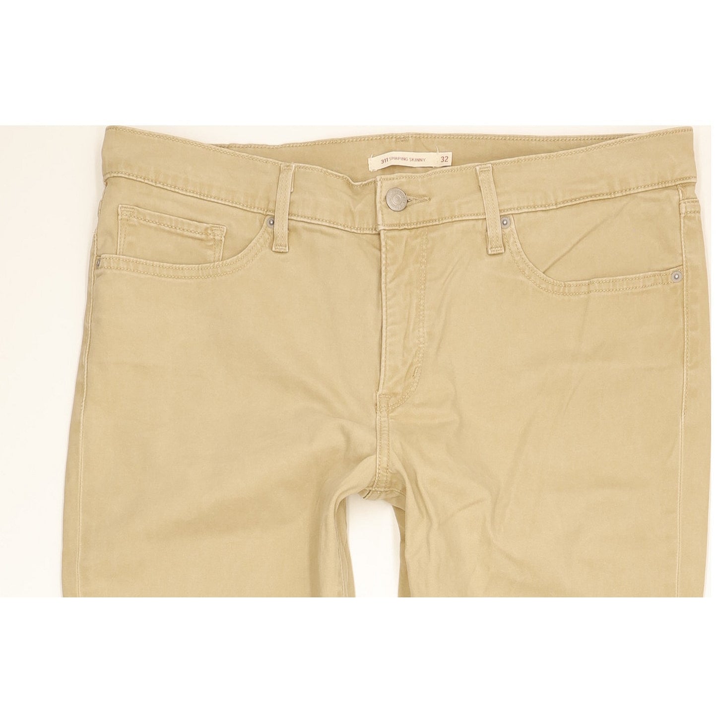 Levi's 311 Shaping Women Beige Skinny Slim Stretch Jeans W32 L31