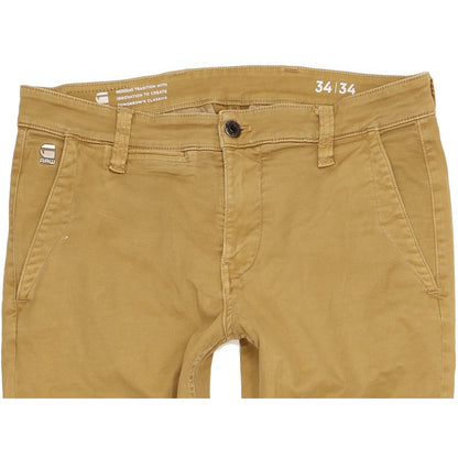 G-Star Men Beige Skinny Slim Stretch Jeans W34 L32