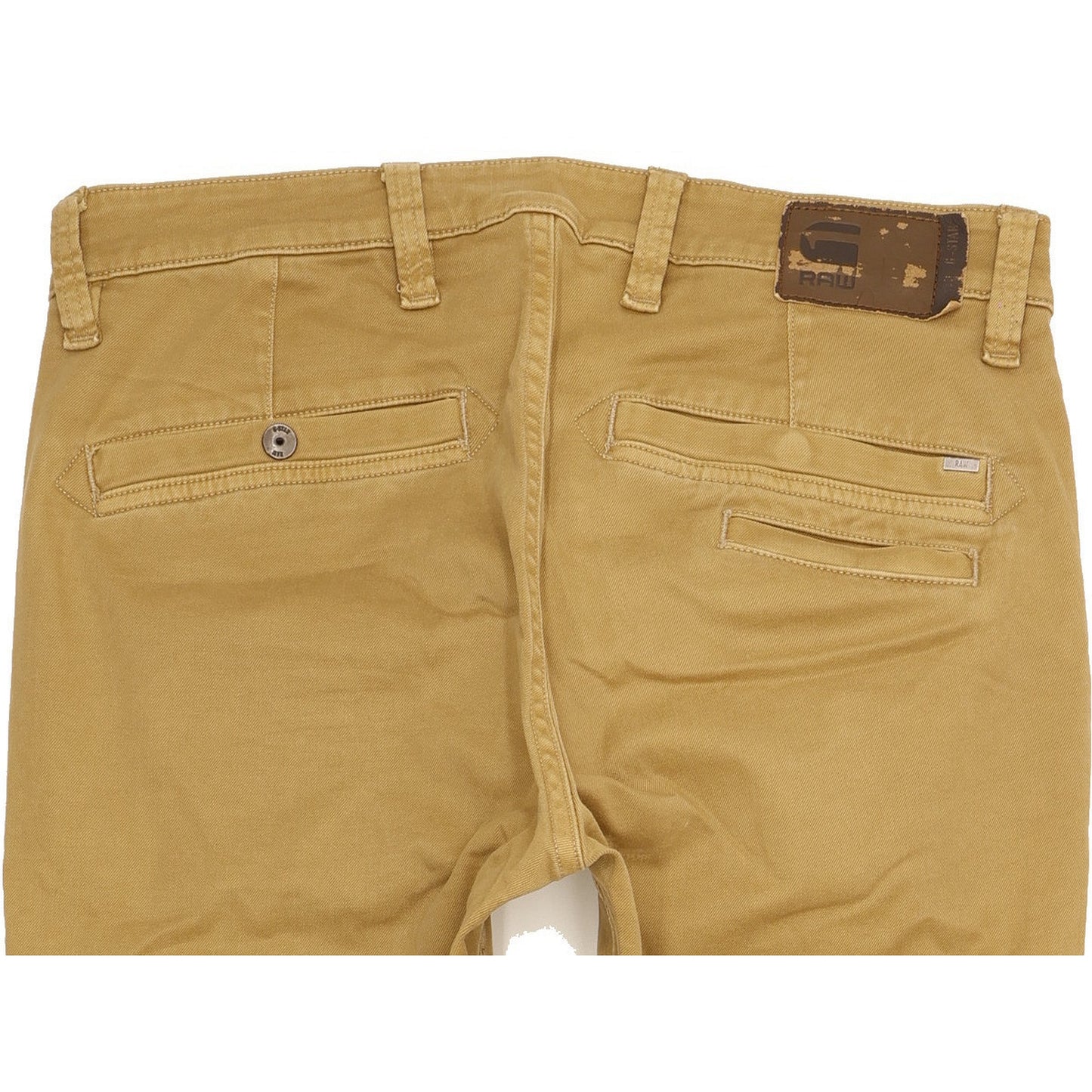 G-Star Men Beige Skinny Slim Stretch Jeans W34 L32