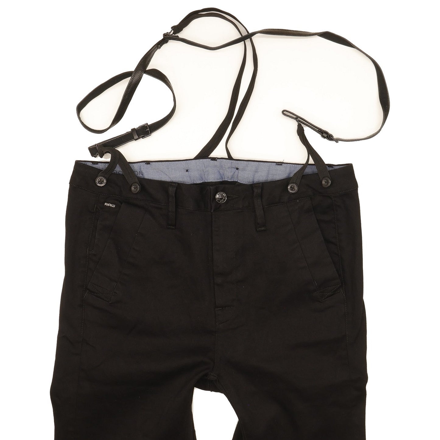 G-Star Bronson BF Women Black Skinny Loose Chino Stretch Jeans W28 L28