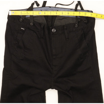 G-Star Bronson BF Women Black Skinny Loose Chino Stretch Jeans W28 L28
