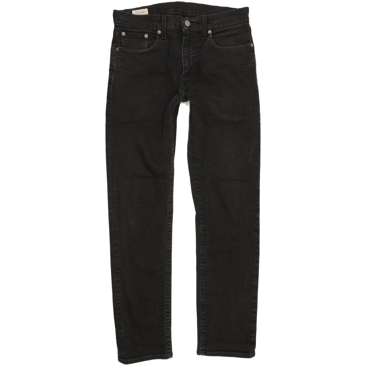 Levi's 512 Men Black Tapered Slim Stretch Jeans W30 L30