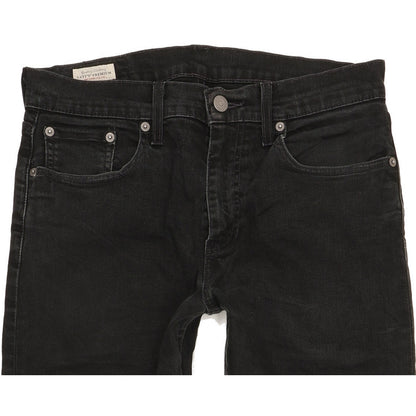 Levi's 512 Men Black Tapered Slim Stretch Jeans W30 L30