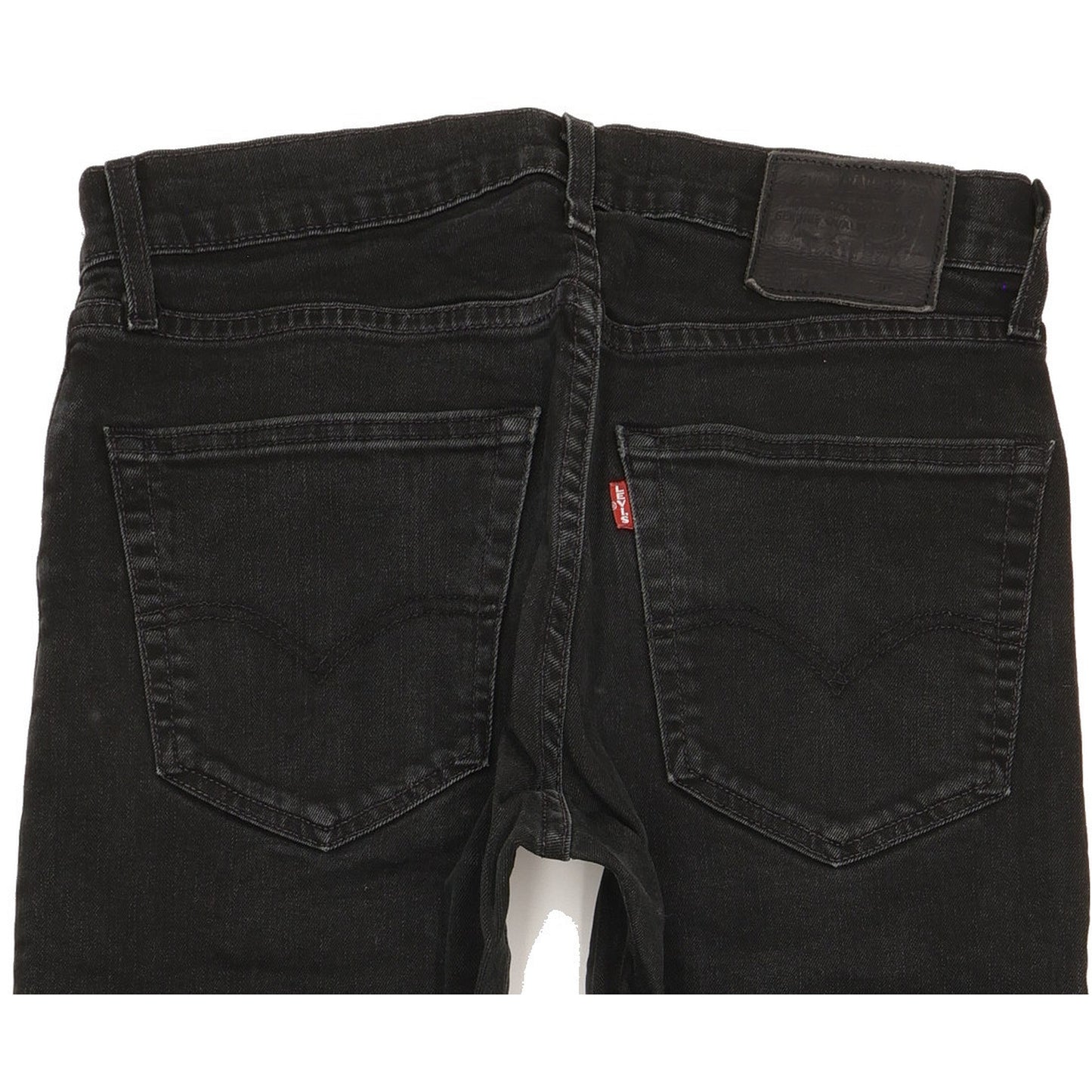 Levi's 512 Men Black Tapered Slim Stretch Jeans W30 L30