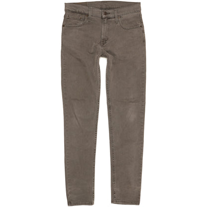 Levi's 512 Men Grey Tapered Slim Stretch Jeans W30 L32