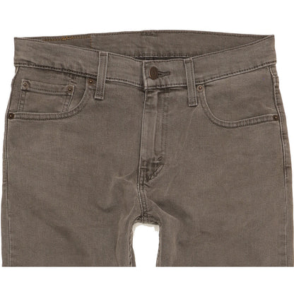 Levi's 512 Men Grey Tapered Slim Stretch Jeans W30 L32
