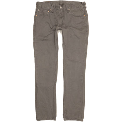 Levi's 511 Men Grey Straight Slim Jeans W34 L32