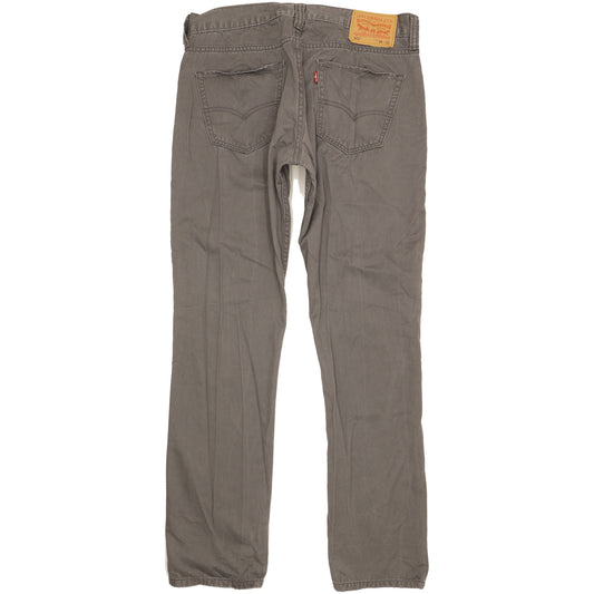 Levi's 511 Men Grey Straight Slim Jeans W34 L32