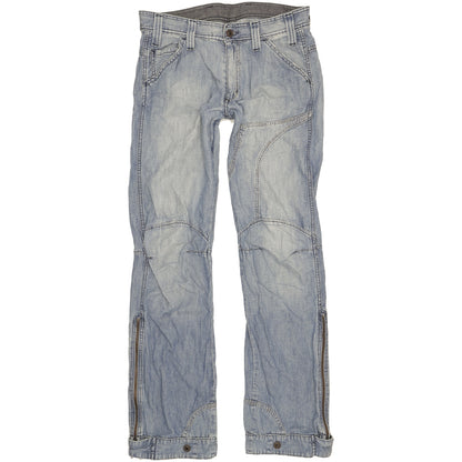 G-Star Lowcom Men Blue Straight Regular Jeans W32 L34
