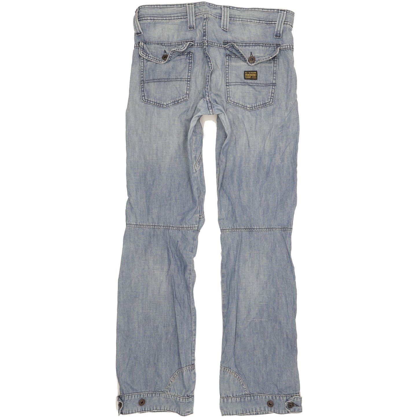 G-Star Lowcom Men Blue Straight Regular Jeans W32 L34