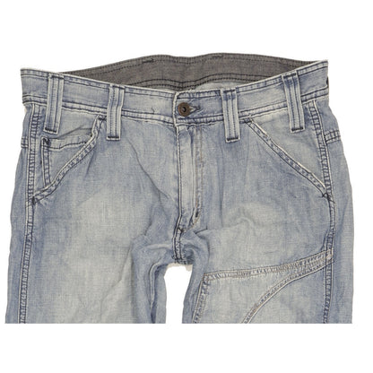 G-Star Lowcom Men Blue Straight Regular Jeans W32 L34