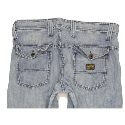 G-Star Lowcom Men Blue Straight Regular Jeans W32 L34